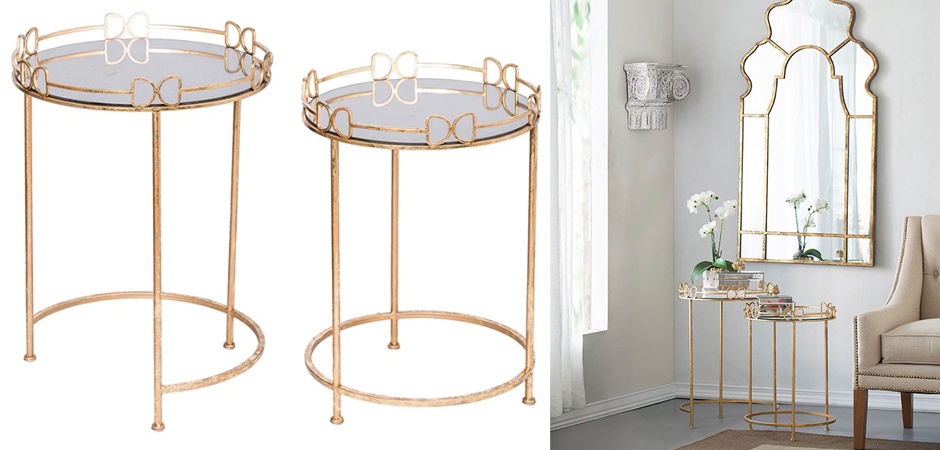 Приставной столик Round Table gold Приставной столик Round Table gold - Loft-Concept в Кирове