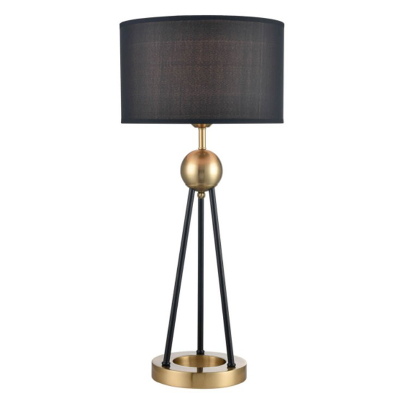 Настольная лампа Renske Table Lamp Черный Латунь Настольная лампа Renske Table Lamp Черный Латунь в Кирове | Loft Concept