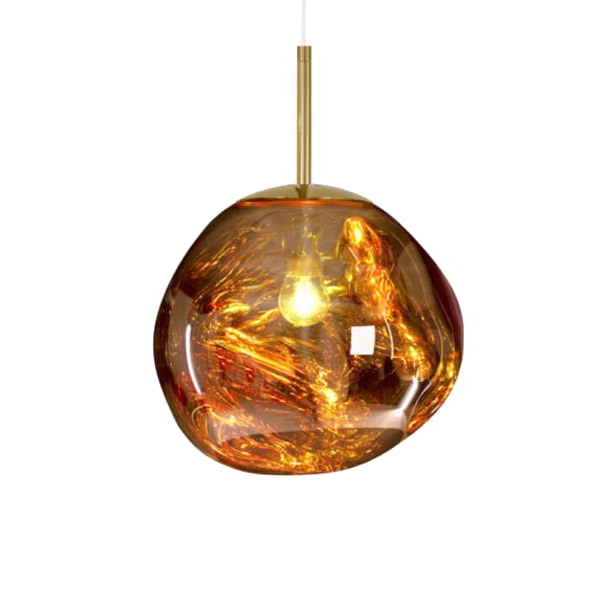 Подвесной светильник Tom Dixon Melt Pendant Gold Золотой Янтарь (Amber) в Кирове | Loft Concept 