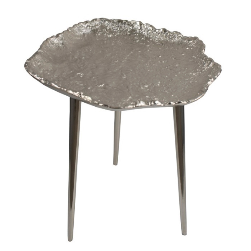 Приставной стол Edmundo Side Table Серебряный Приставной стол Edmundo Side Table Серебряный в Кирове | Loft Concept