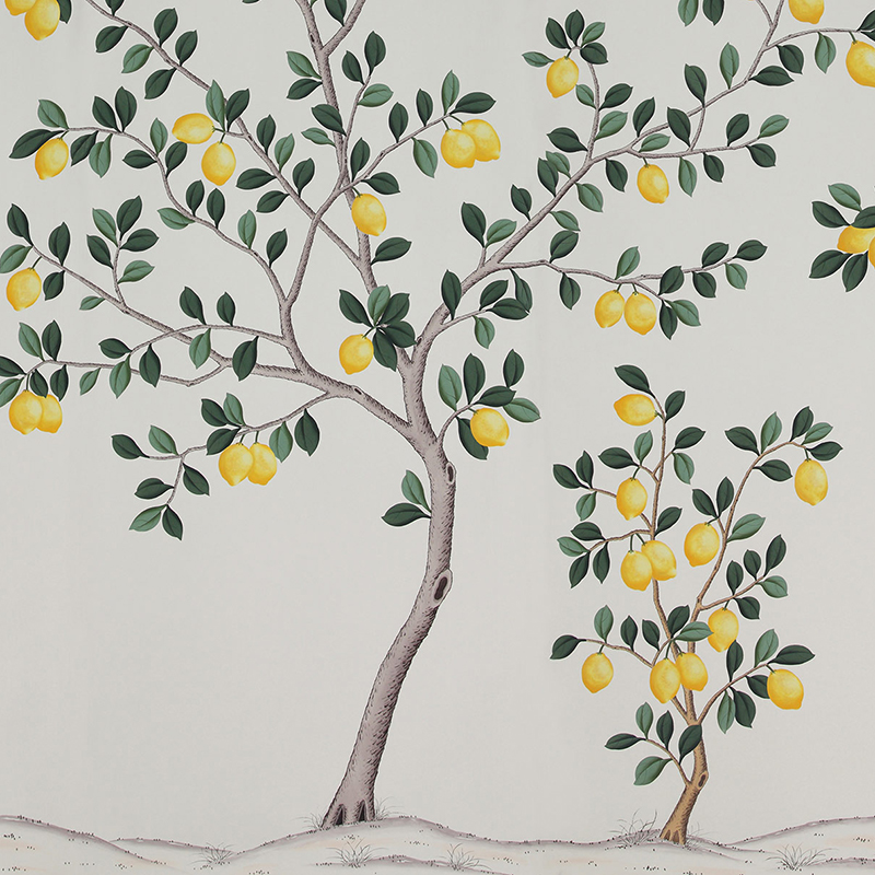Обои ручная роспись Lemon Grove Bleached White Обои ручная роспись Lemon Grove Bleached White в Кирове | Loft Concept