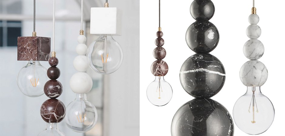 Подвесной светильник MARMOR SLIPP Bianco Подвесной светильник MARMOR SLIPP Bianco - Loft-Concept в Кирове