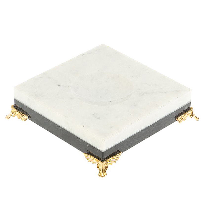 Подставка под шар квадратная из натуральных камней Змеевик Мрамор на ножках Natural Stone Sphere Stands Белый Мрамор Bianco Черный Бронза Подставка под шар квадратная из натуральных камней Змеевик Мрамор на ножках Natural Stone Sphere Stands Белый Мрамор Bianco Черный Бронза в Кирове | Loft Concept