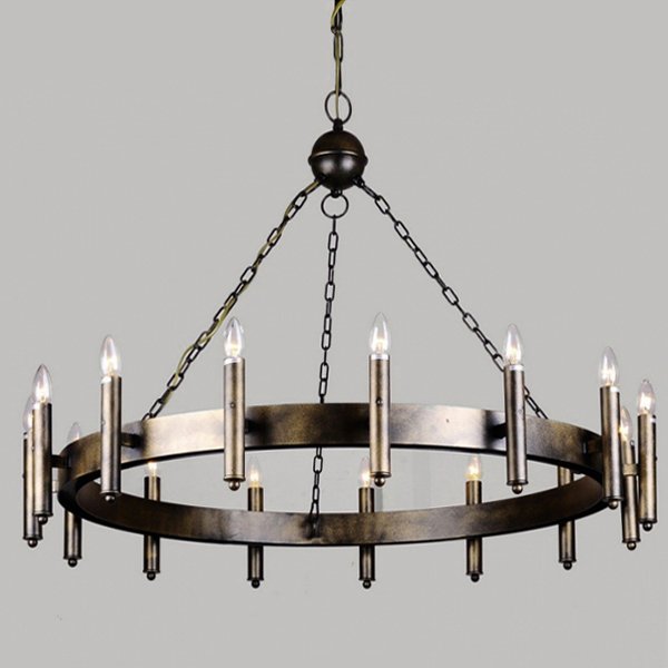 Люстра Loft Castle Chandelier 15 Металлик винтаж Люстра Loft Castle Chandelier 15 Металлик винтаж в Кирове | Loft Concept