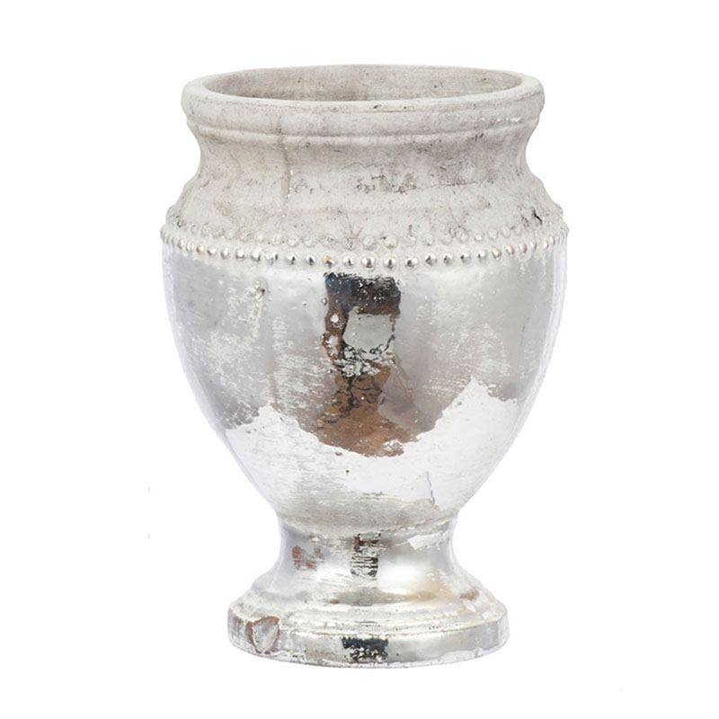 Ваза Vase Argenta Cup silver 28 Серебряный Ваза Vase Argenta Cup silver 28 Серебряный в Кирове | Loft Concept