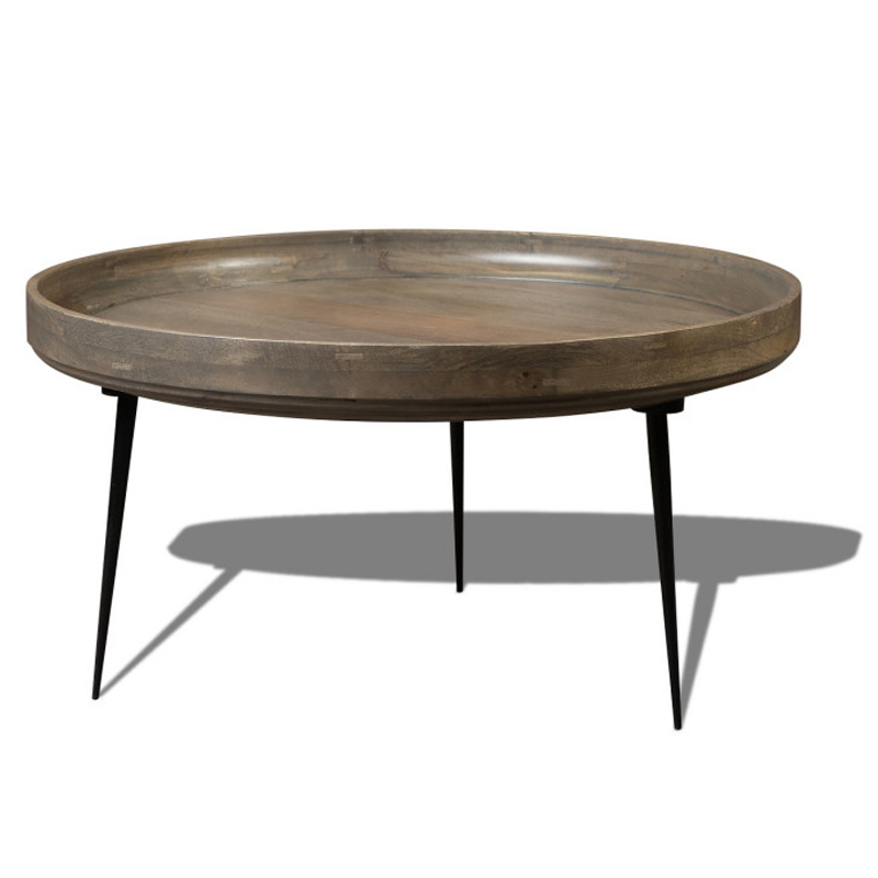 Кофейный стол Davidson Coffee Table platinum 40 Серый Черный Кофейный стол Davidson Coffee Table platinum 40 Серый Черный в Кирове | Loft Concept