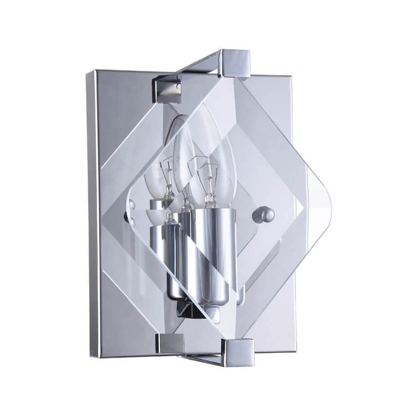 Бра Glass Rhombus Lighting Хром Бра Glass Rhombus Lighting Хром в Кирове | Loft Concept
