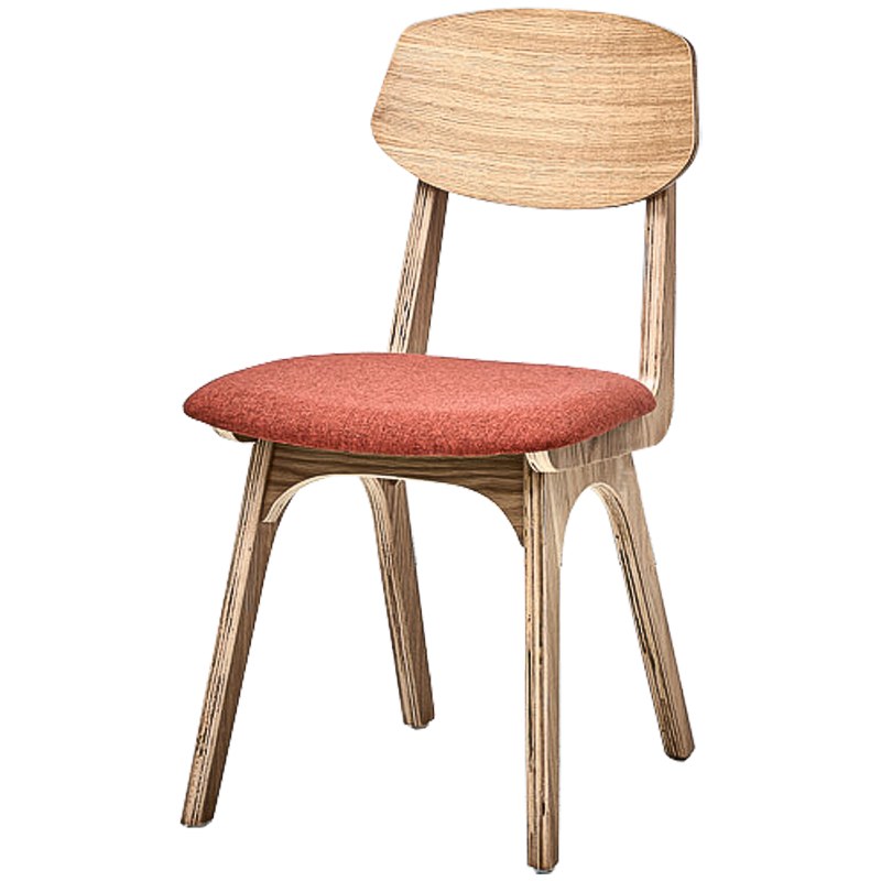 Стул Ailde Stool coral Древесина Коралловый в Кирове | Loft Concept 