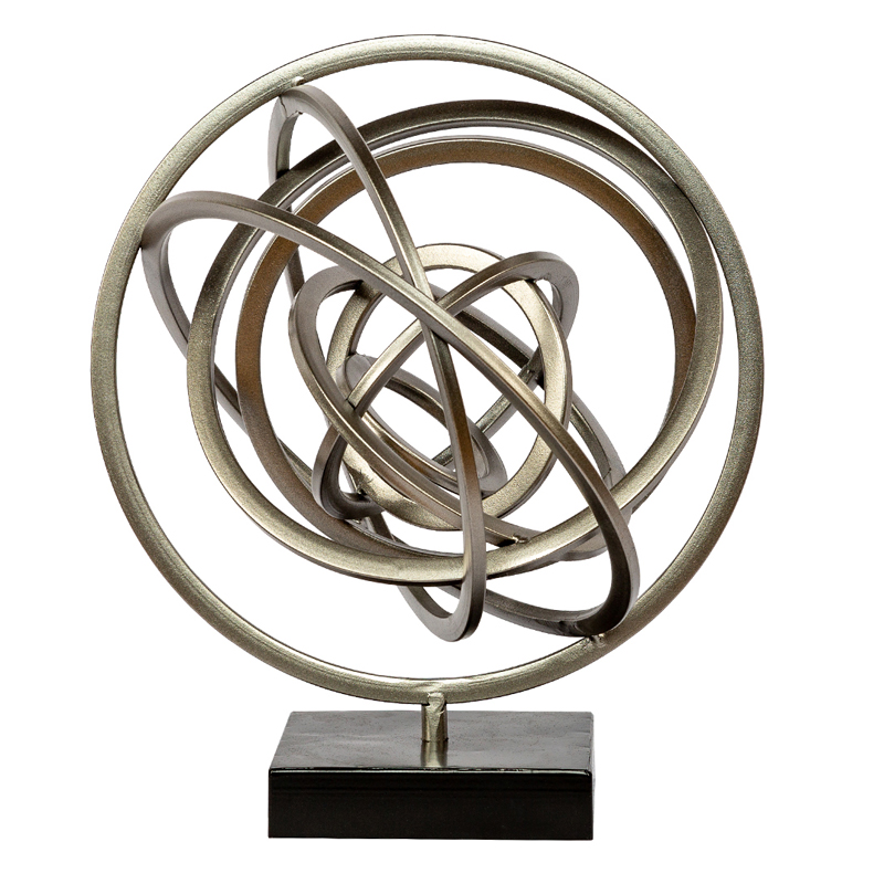 Статуэтка Sphere Sundial ring plexus Черный Серый Статуэтка Sphere Sundial ring plexus Черный Серый в Кирове | Loft Concept