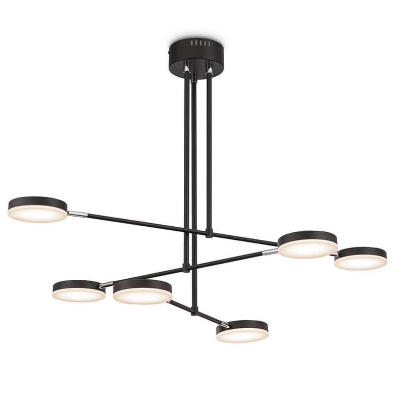 Люстра Maxine Light Chandelier 89 Черный Белый Люстра Maxine Light Chandelier 89 Черный Белый в Кирове | Loft Concept