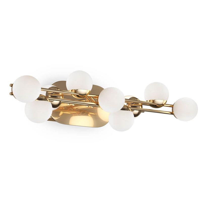 Бра Berries Chandelier horizontal Золотой Белый Бра Berries Chandelier horizontal Золотой Белый в Кирове | Loft Concept