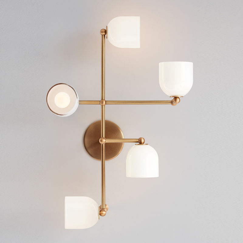 Бра Edie Sconce white Латунь Белый Бра Edie Sconce white Латунь Белый в Кирове | Loft Concept
