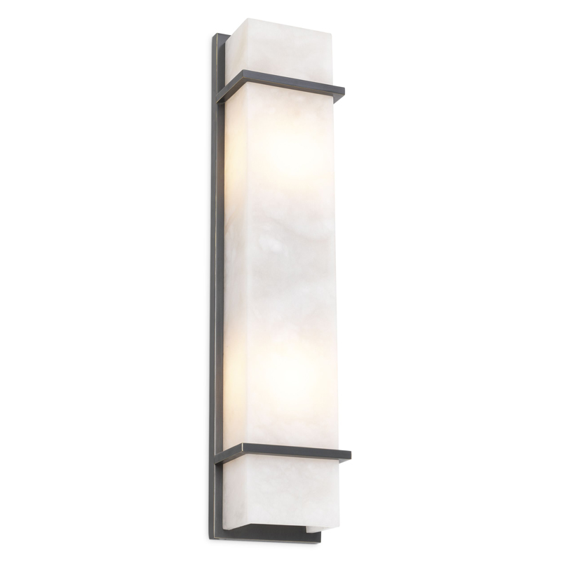 Бра Eichholtz Wall Lamp Spike L Темная бронза Белый Бра Eichholtz Wall Lamp Spike L Темная бронза Белый в Кирове | Loft Concept