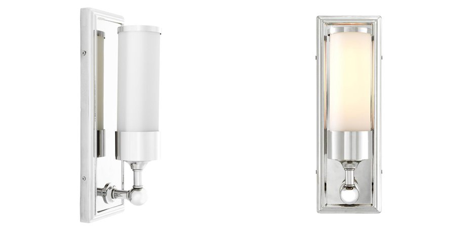 Бра Eichholtz Wall Lamp Valentine Nickel Бра Eichholtz Wall Lamp Valentine Nickel - Loft-Concept в Кирове