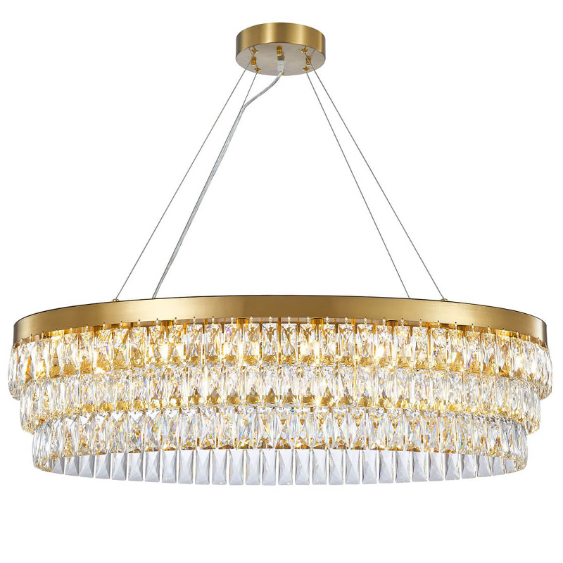 Люстра Melanie Crystal Chandelier Золотой Люстра Melanie Crystal Chandelier Золотой в Кирове | Loft Concept