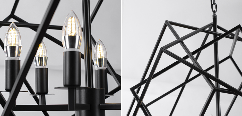Люстра Cubist Small Chandelier Black Люстра Cubist Small Chandelier Black - Loft-Concept в Кирове