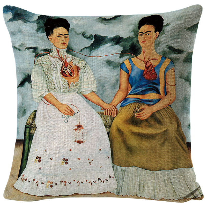 Декоративная подушка Frida Kahlo 7 Мульти Декоративная подушка Frida Kahlo 7 Мульти в Кирове | Loft Concept