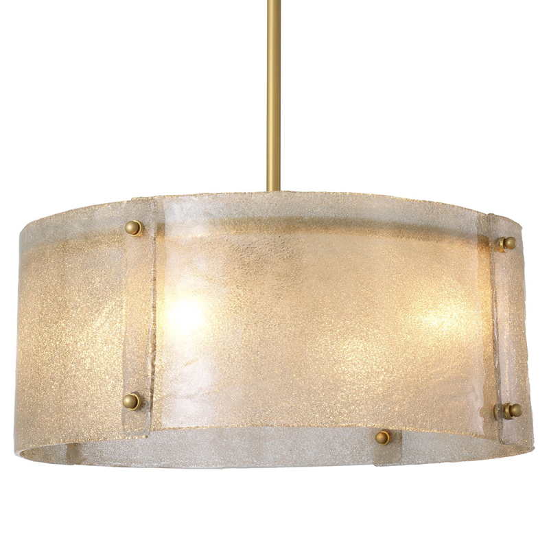 Люстра Eichholtz Chandelier Chiara Латунь Античная полированная Стекло Смок Люстра Eichholtz Chandelier Chiara Латунь Античная полированная Стекло Смок в Кирове | Loft Concept