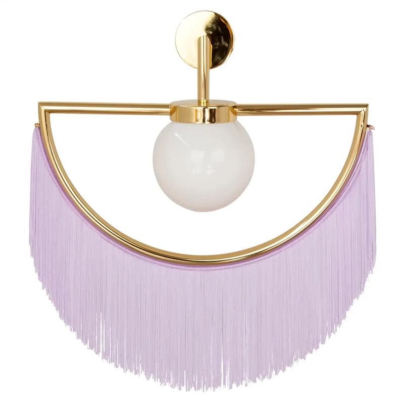 Бра Wink Wall Lamp by Masquespacio for Houtique Lila Золотой Сиреневый Бра Wink Wall Lamp by Masquespacio for Houtique Lila Золотой Сиреневый в Кирове | Loft Concept