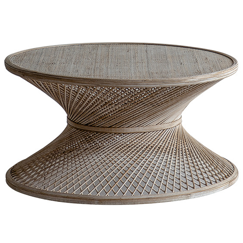 Кофейный стол Zaire Wicker Coffee Table Light Древесина Кофейный стол Zaire Wicker Coffee Table Light Древесина в Кирове | Loft Concept