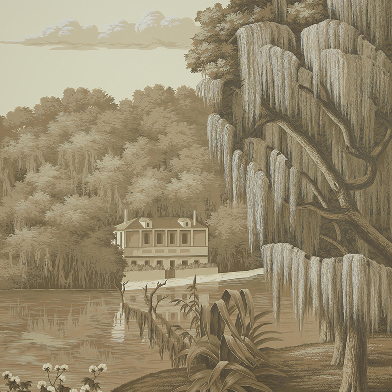 Обои ручная роспись North American River Views Sepia on scenic paper Обои ручная роспись North American River Views Sepia on scenic paper в Кирове | Loft Concept