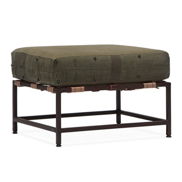 Оттоманка Olive Military Fabric Ottoman Оливковый Оттоманка Olive Military Fabric Ottoman Оливковый в Кирове | Loft Concept