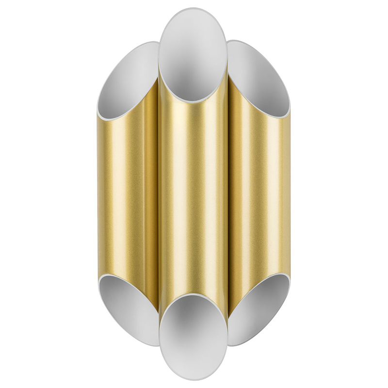 Бра Garbi Trio Gold Pipe Organ Sconce Золотой Белый Бра Garbi Trio Gold Pipe Organ Sconce Золотой Белый в Кирове | Loft Concept