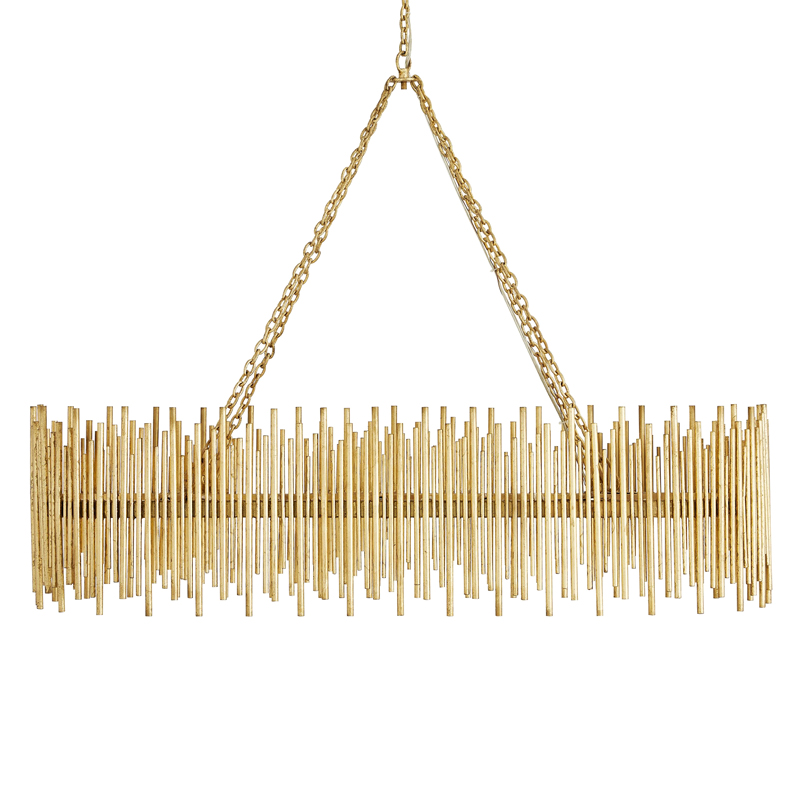 Люстра Arteriors PRESCOTT OVAL CHANDELIER Золотой Люстра Arteriors PRESCOTT OVAL CHANDELIER Золотой в Кирове | Loft Concept