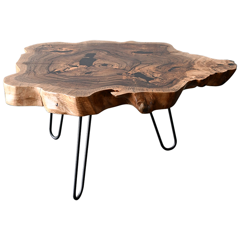 Кофейный стол Rohan Industrial Metal Rust Coffee Table Коричневый Черный Кофейный стол Rohan Industrial Metal Rust Coffee Table Коричневый Черный в Кирове | Loft Concept
