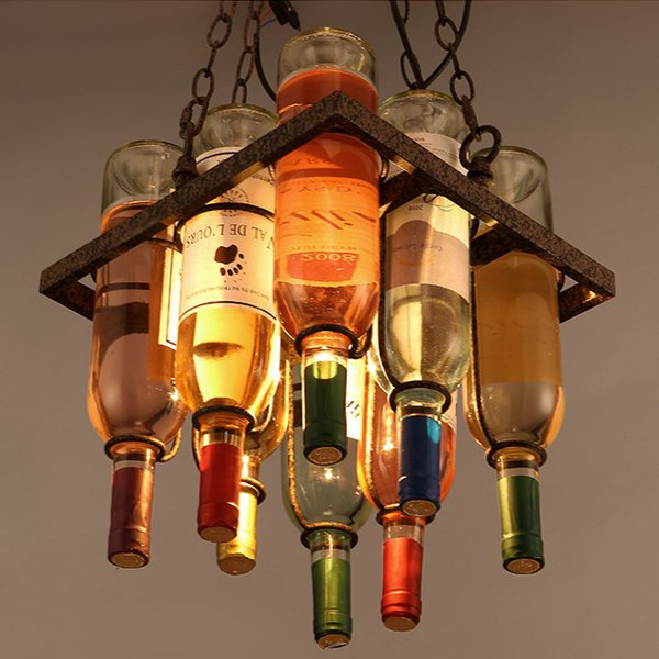 Люстра Bottle Bar Square Коричневый Люстра Bottle Bar Square Коричневый в Кирове | Loft Concept