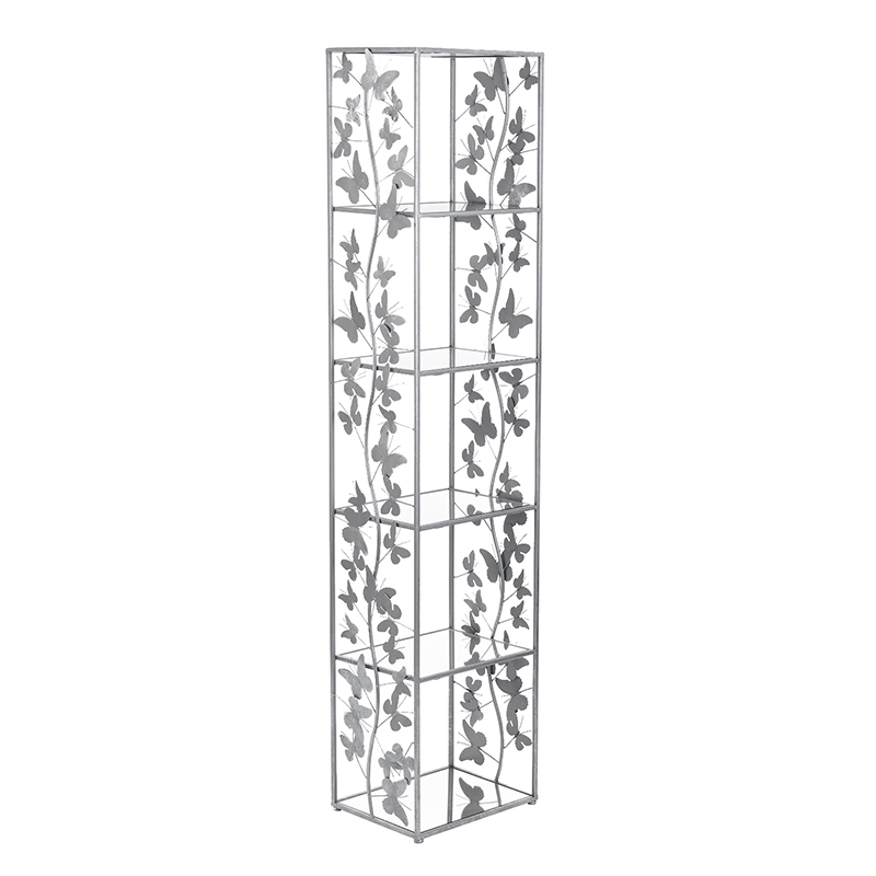 Стеллаж Silver Butterfly Серебряный Стеллаж Silver Butterfly Серебряный в Кирове | Loft Concept