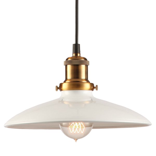 Подвесной светильник Loft Industrial White Bronze Бронза Белый Подвесной светильник Loft Industrial White Bronze Бронза Белый в Кирове | Loft Concept