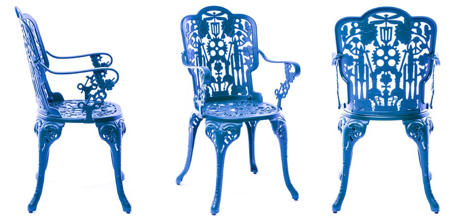 Стул Seletti Industry Collection ALUMINIUM ARMCHAIR – SKY BLUE Стул Seletti Industry Collection ALUMINIUM ARMCHAIR – SKY BLUE - Loft-Concept в Кирове