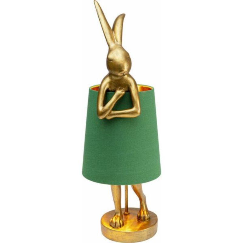 Настольная лампа Golden Hare/ green lampshade Золотой Зеленый Настольная лампа Golden Hare/ green lampshade Золотой Зеленый в Кирове | Loft Concept
