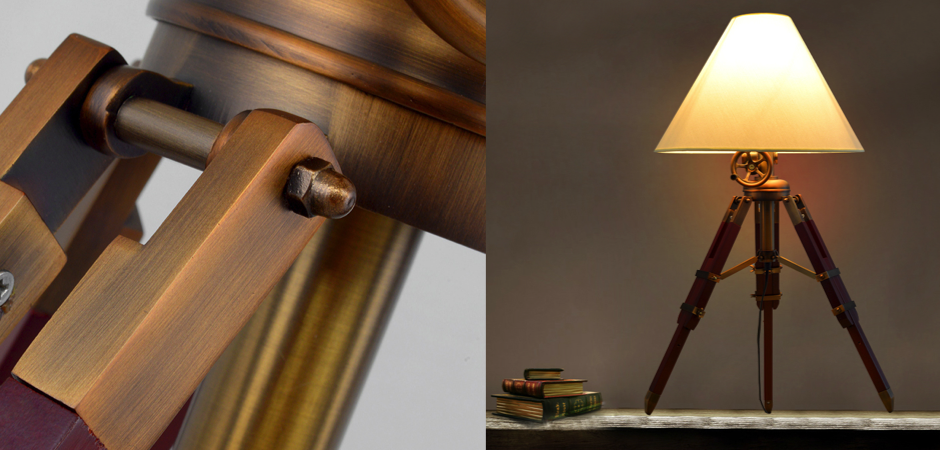 Настольная лампа Table Standing Lamp Red Настольная лампа Table Standing Lamp Red - Loft-Concept в Кирове