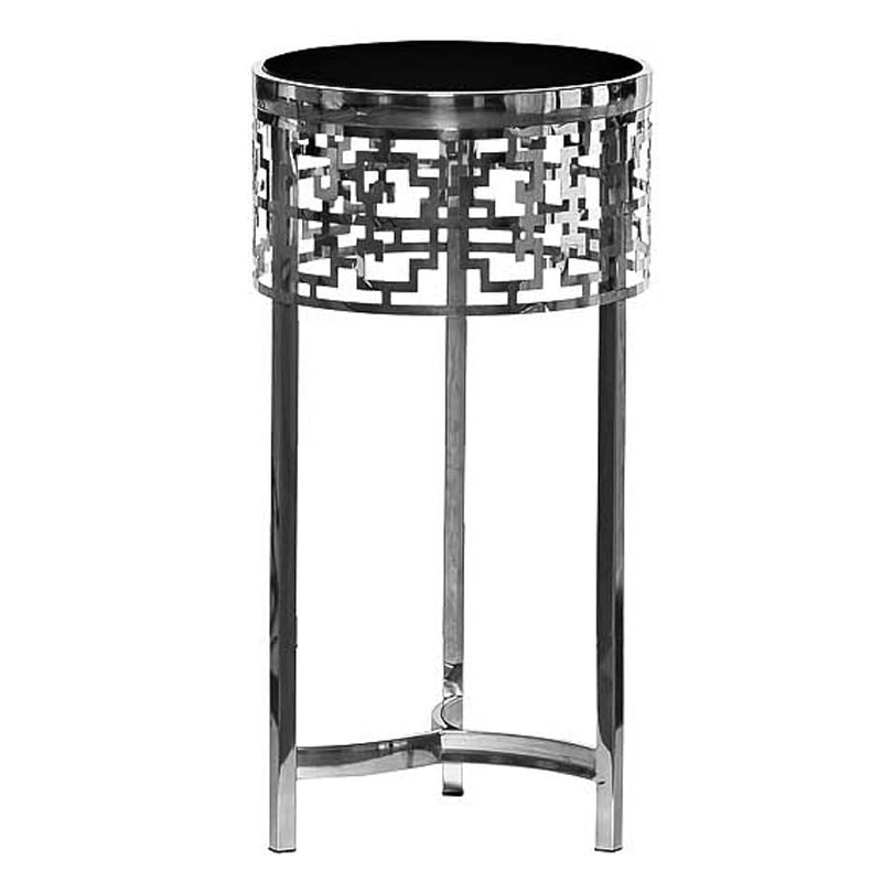 Подставка Yen Geometry silver 70 Серебряный Подставка Yen Geometry silver 70 Серебряный в Кирове | Loft Concept