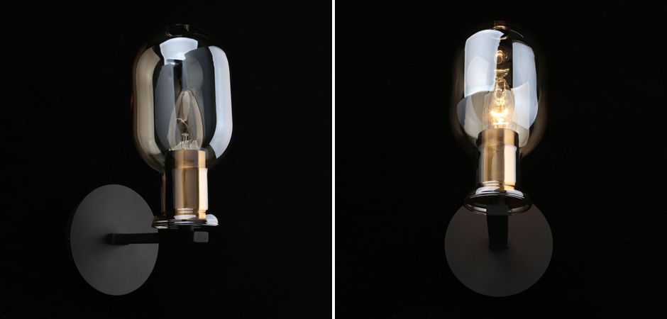 Бра c овальным плафоном Champagne Glass Бра c овальным плафоном Champagne Glass - Loft-Concept в Кирове