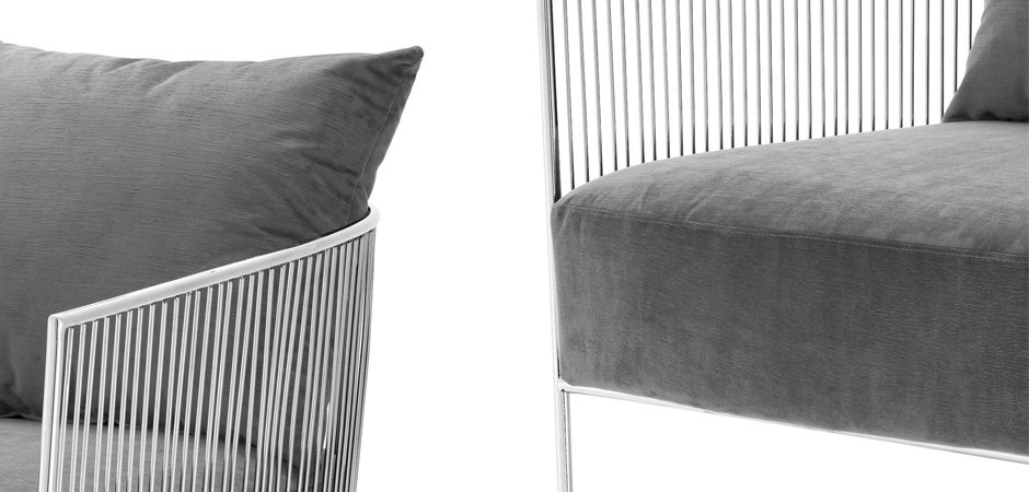 Кресло Eichholtz Chair Knox Stainless Steel Кресло Eichholtz Chair Knox Stainless Steel - Loft-Concept в Кирове