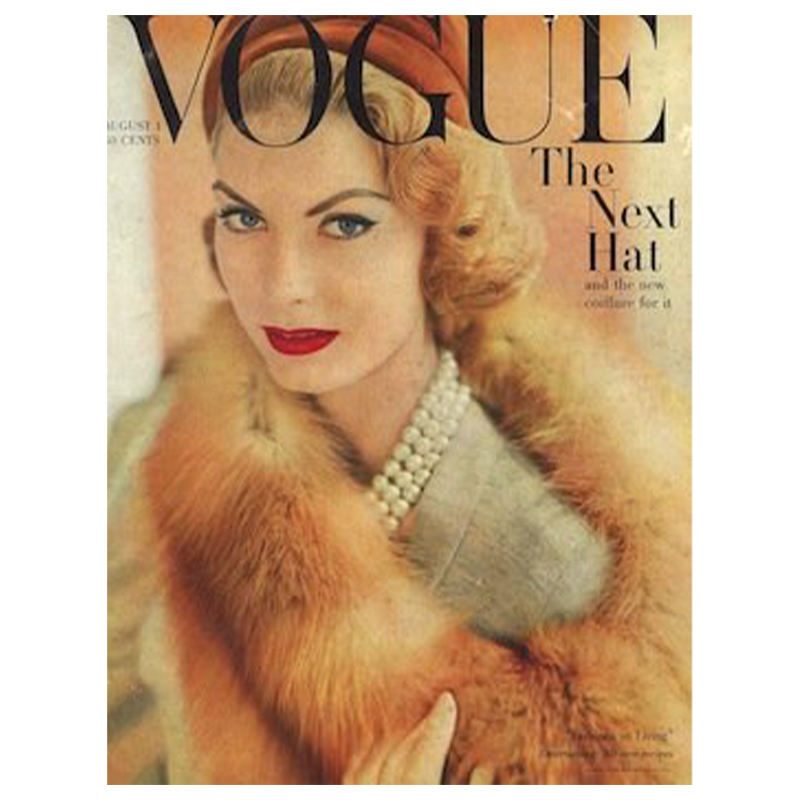 Постер Vogue Cover 1957 August Постер Vogue Cover 1957 August в Кирове | Loft Concept