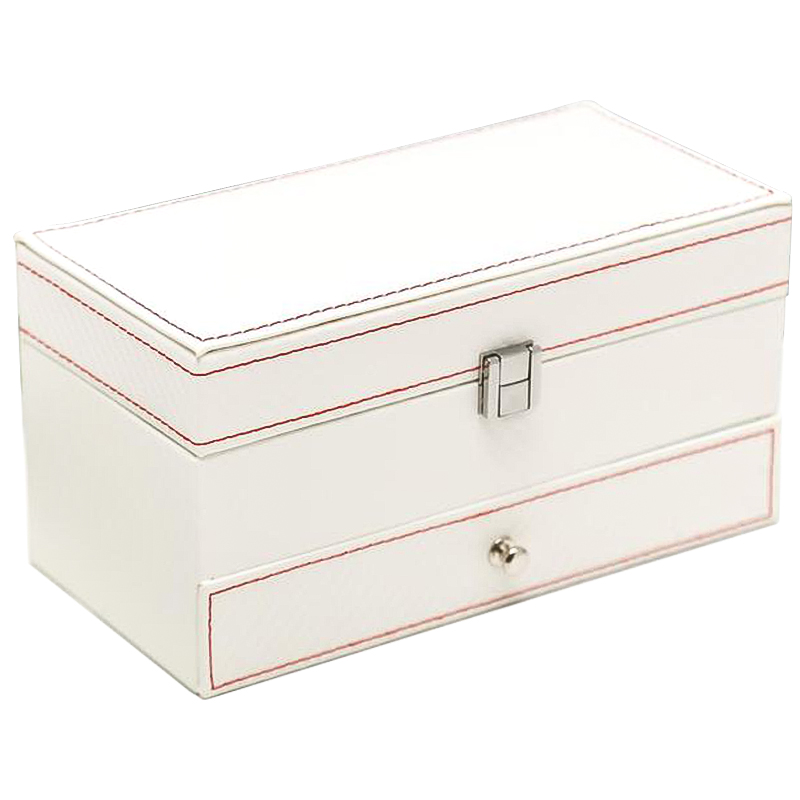 Шкатулка Alva Jewerly Organizer Box Белый Шкатулка Alva Jewerly Organizer Box Белый в Кирове | Loft Concept