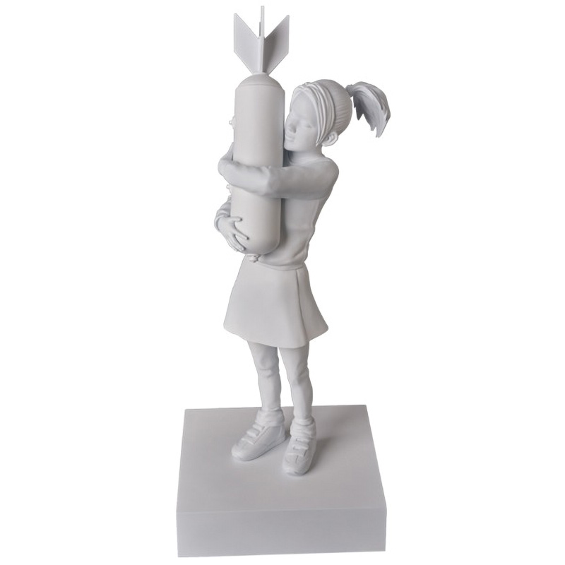 Статуэтка Banksy Bomb Hugger Sculpture White Белый Статуэтка Banksy Bomb Hugger Sculpture White Белый в Кирове | Loft Concept