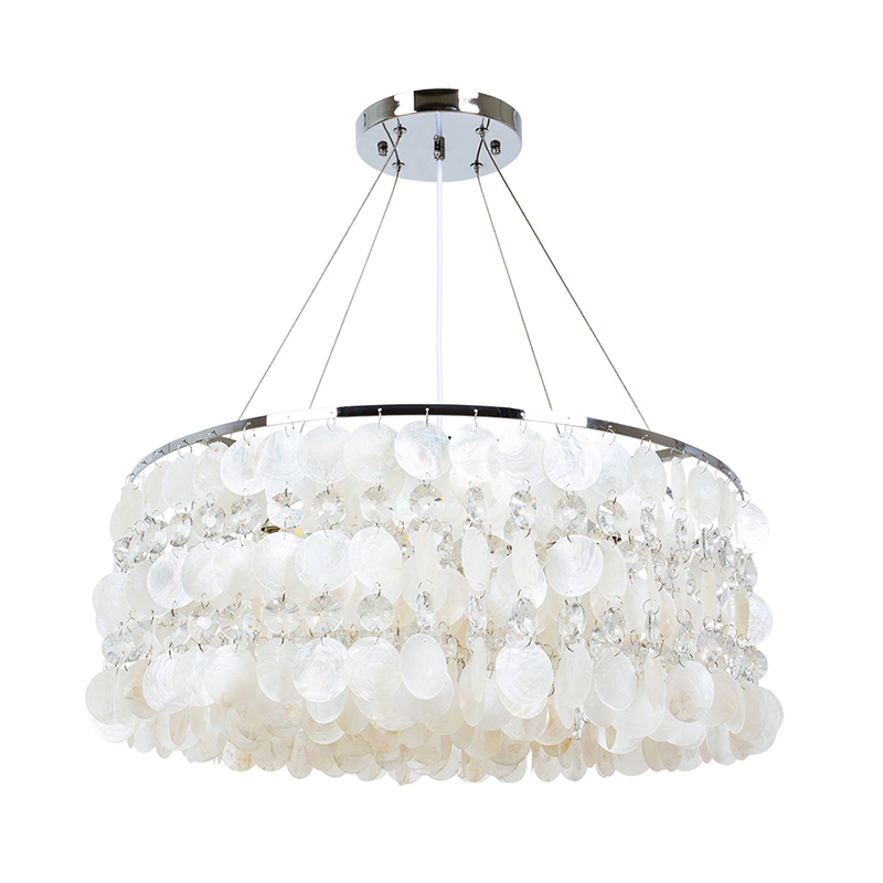 Люстра Snow White Abelie 8 Серебряный Белый Люстра Snow White Abelie 8 Серебряный Белый в Кирове | Loft Concept