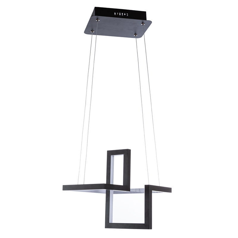Люстра Esther Geometric Black Chandelier Черный Люстра Esther Geometric Black Chandelier Черный в Кирове | Loft Concept