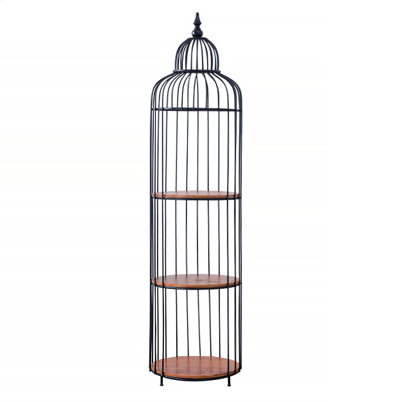 Стеллаж High Cage Rack Коричневый Черный Стеллаж High Cage Rack Коричневый Черный в Кирове | Loft Concept