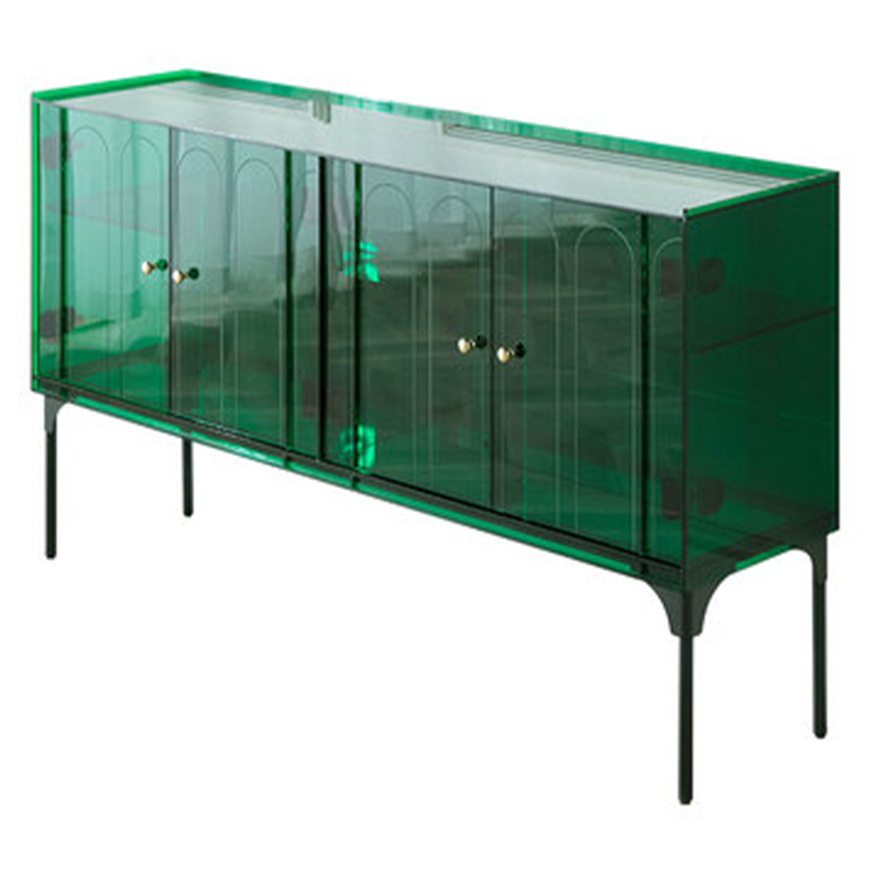 Зеленый комод из акрила Green Acrylic Furniture Chest of Drawers Зеленый Зеленый комод из акрила Green Acrylic Furniture Chest of Drawers Зеленый в Кирове | Loft Concept