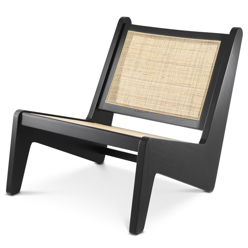 Кресло Eichholtz Chair Aubin black Черный Бежевый Кресло Eichholtz Chair Aubin black Черный Бежевый в Кирове | Loft Concept