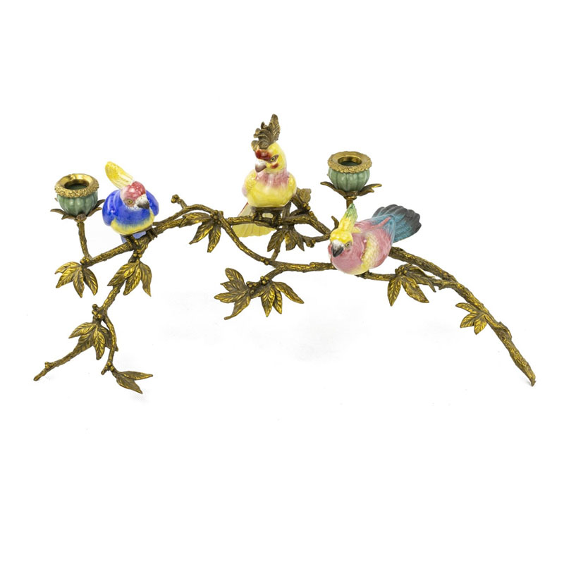 Подсвечник Birds On A Branch Eden Garden Мульти Подсвечник Birds On A Branch Eden Garden Мульти в Кирове | Loft Concept