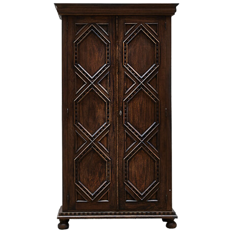 Шкаф Rhombuses Wardrobe Коричневый Шкаф Rhombuses Wardrobe Коричневый в Кирове | Loft Concept