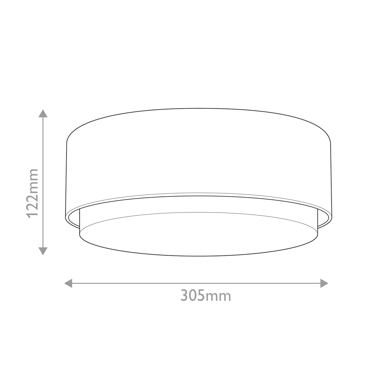 Потолочный светильник круглой формы с белым матовым плафоном Hinkley в Кирове