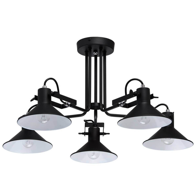 Потолочный светильник Rotating Light Black Черный матовый Потолочный светильник Rotating Light Black Черный матовый в Кирове | Loft Concept